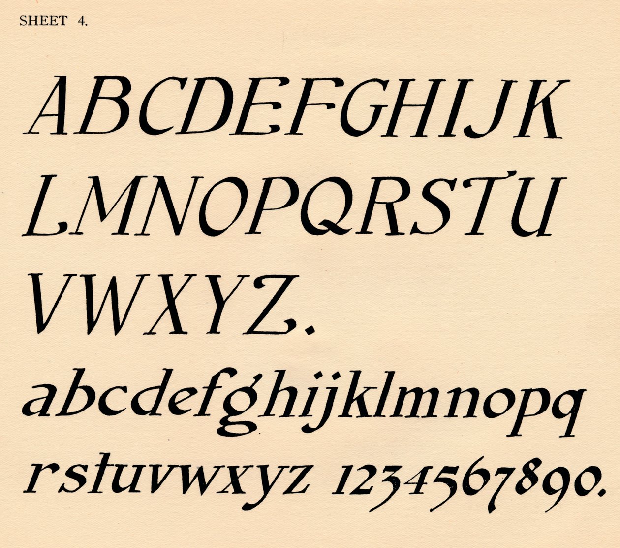 第4页，来自字母表组合，1929年 作者 不明