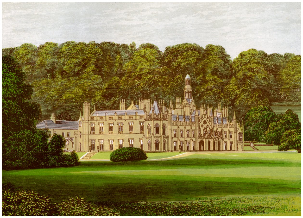 爱尔兰威克洛郡的Shelton Abbey，威克洛伯爵的故乡，建于1880年 作者 不明
