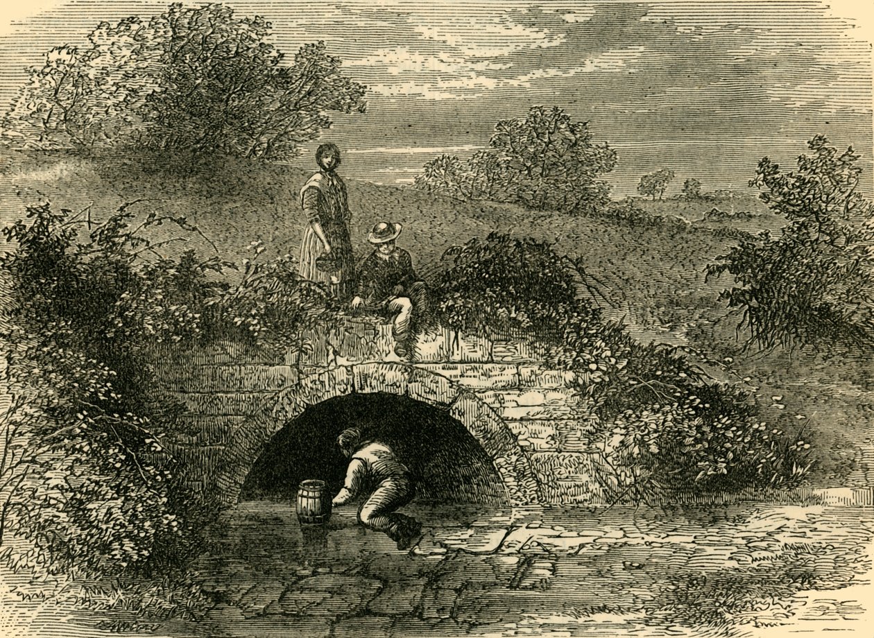 牧羊人井，建于1820年，c1876年。 作者 不明