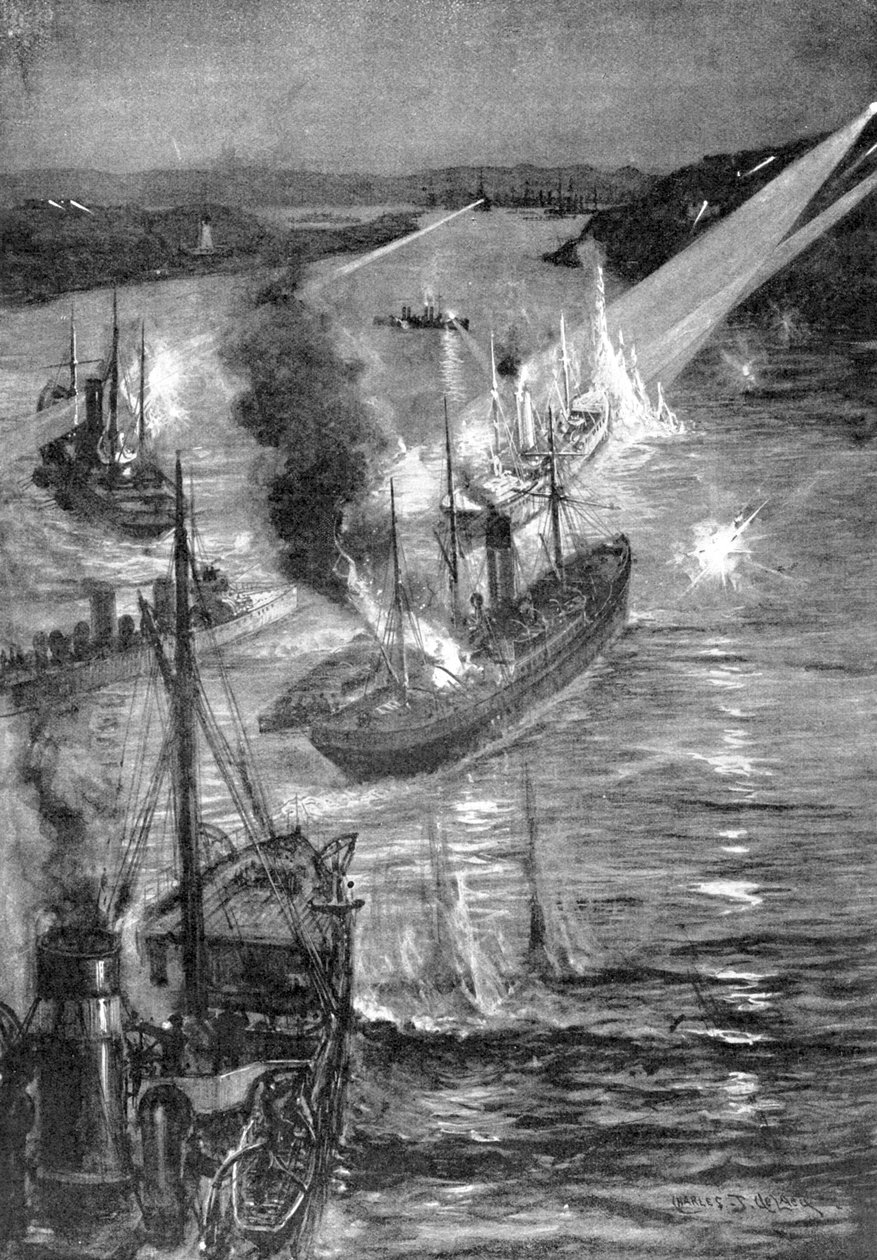 1904年日俄战争中的战舰 作者 不明