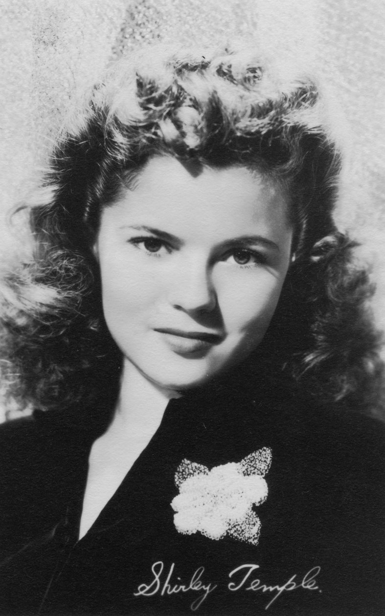 雪莉·邓波儿（Shirley Temple）B1928，美国女演员，C1940年代 作者 不明