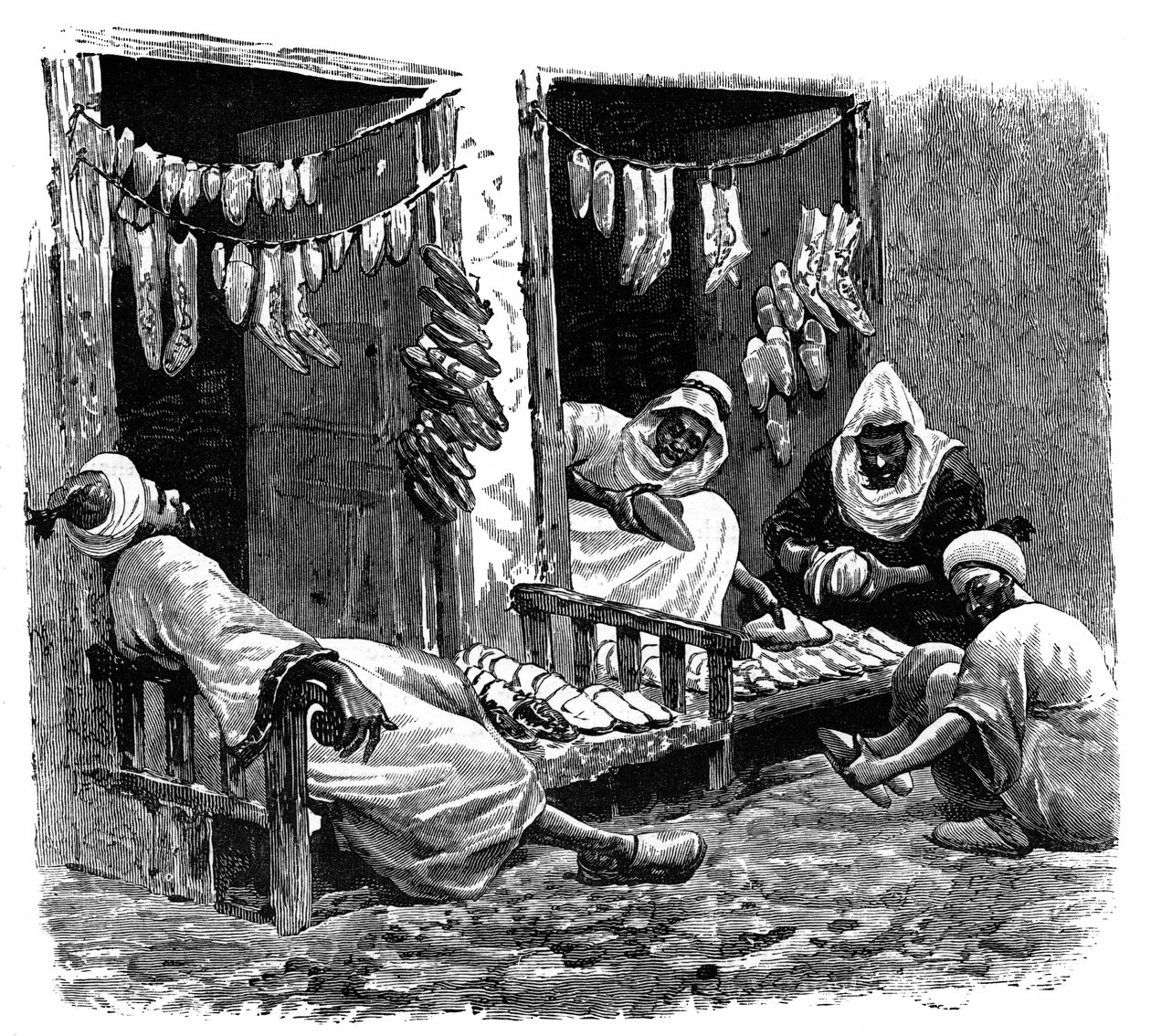摩洛哥非斯的鞋店，建于1890年 作者 不明