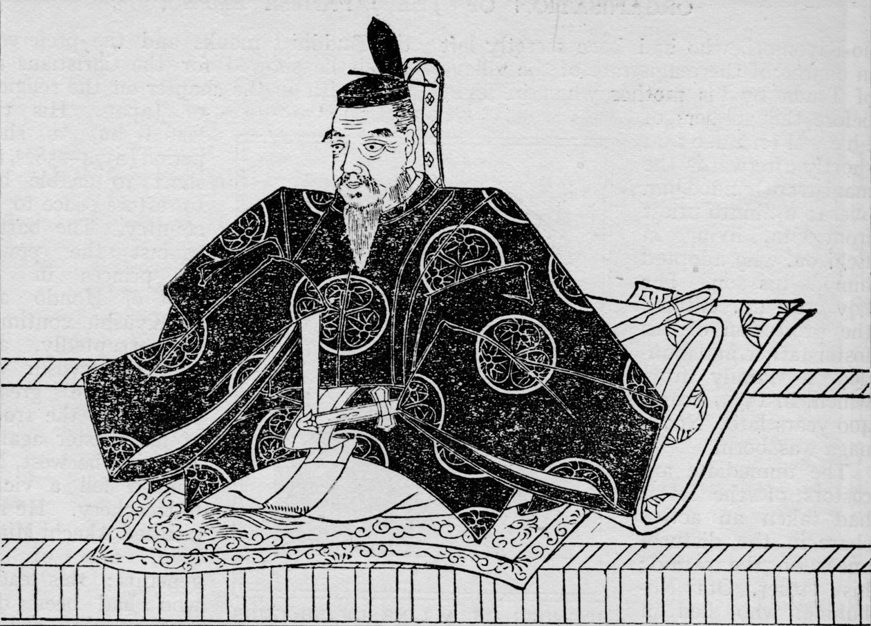 1907年，日本在和平与战争中最伟大的统治者德川家康将军。 作者 不明