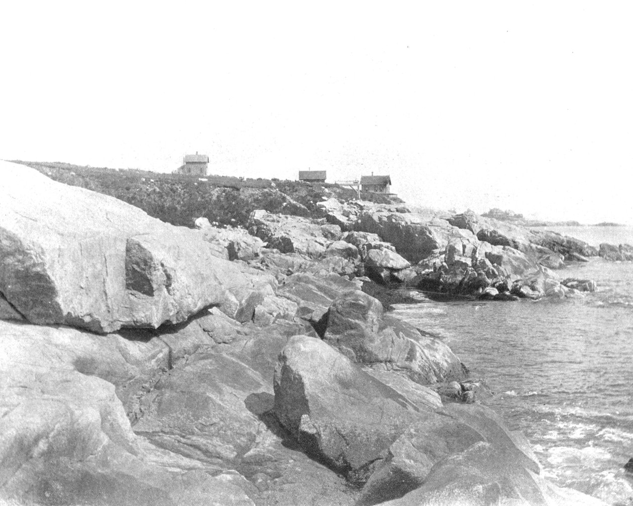 岸前，美国马萨诸塞州马布尔黑德，摄于1900年。 作者 不明