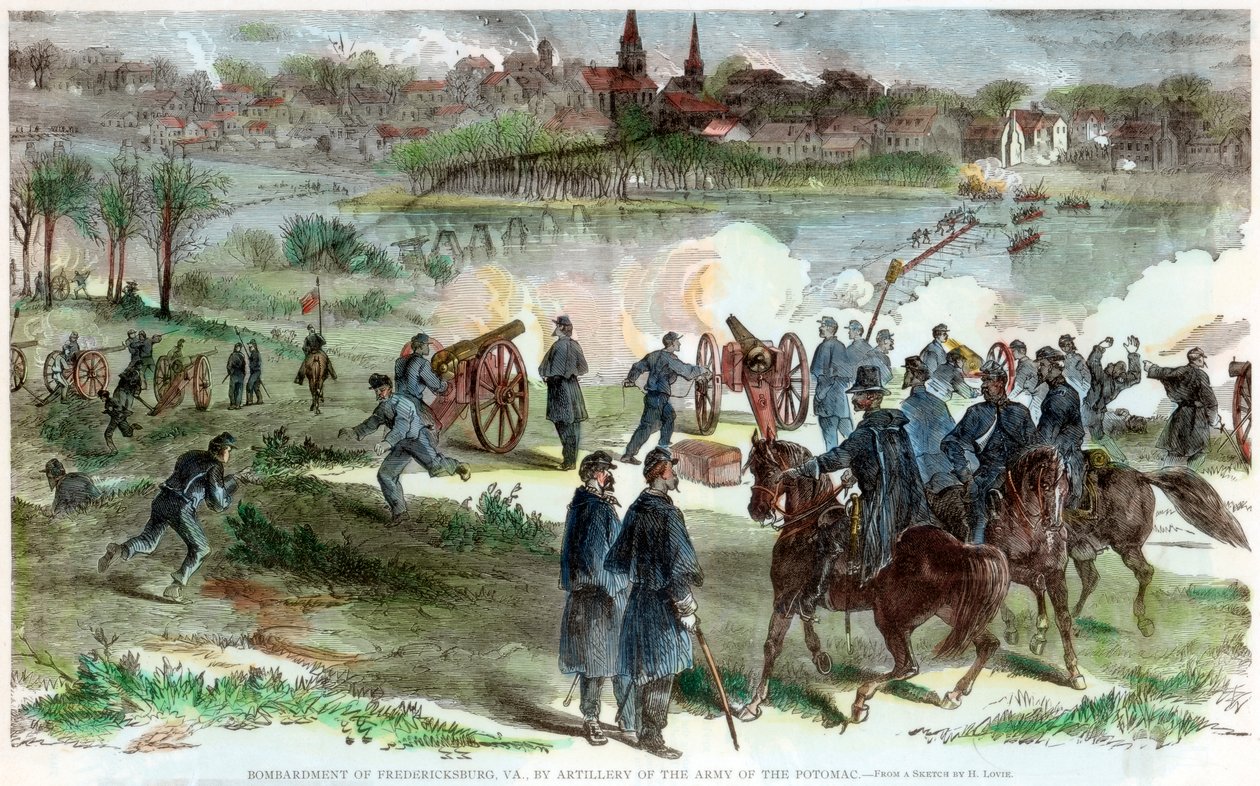 美国Civiil战争，弗吉尼亚，弗雷德里克斯堡的围攻，c1864-c1865 作者 不明