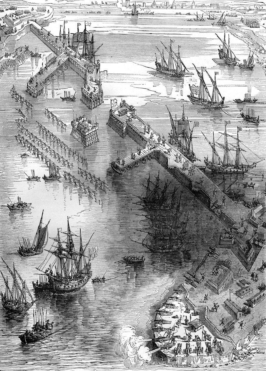 法国拉罗谢尔围困，1627年1882-1884年 作者 不明