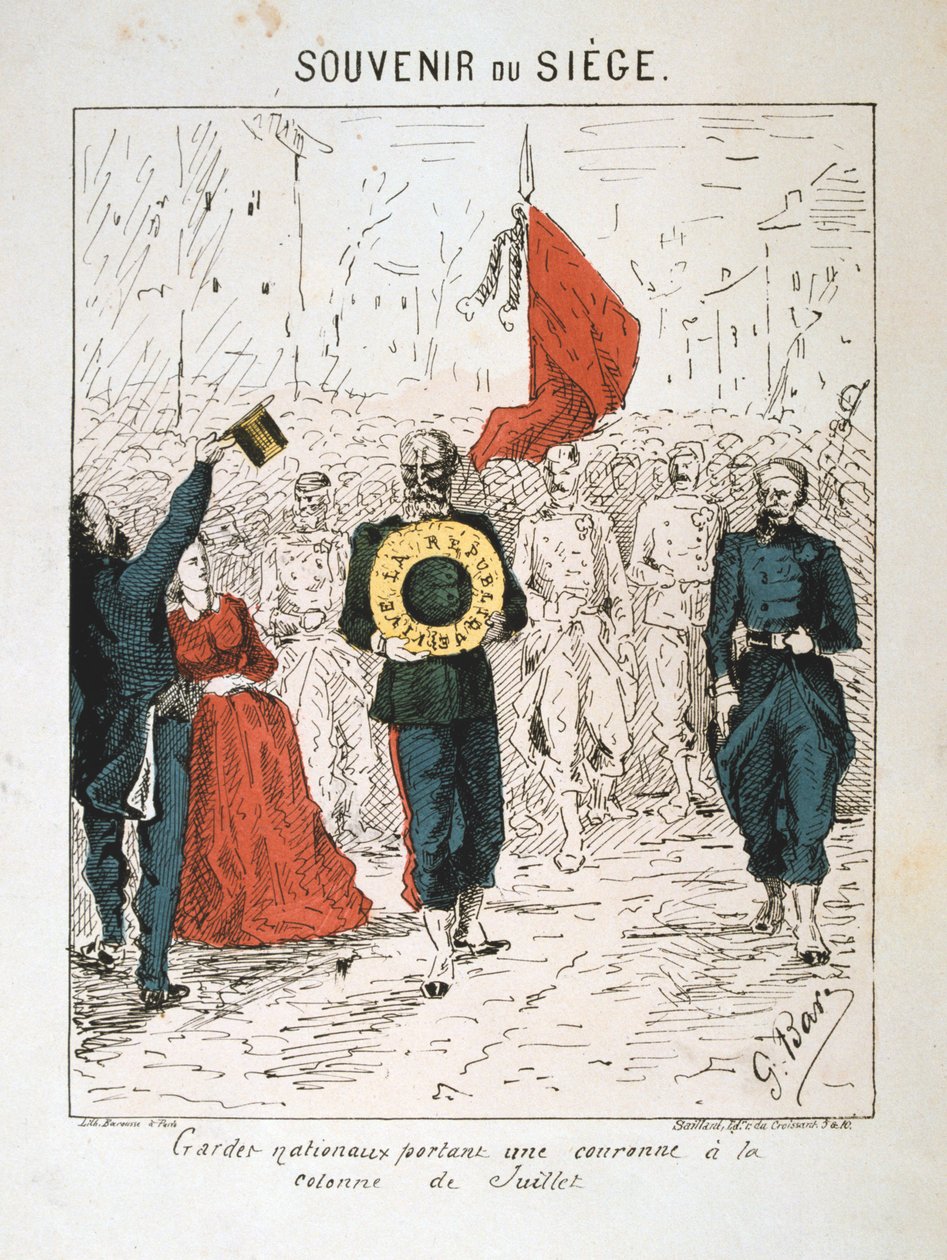 巴黎围困，1870-1871年。 作者 不明
