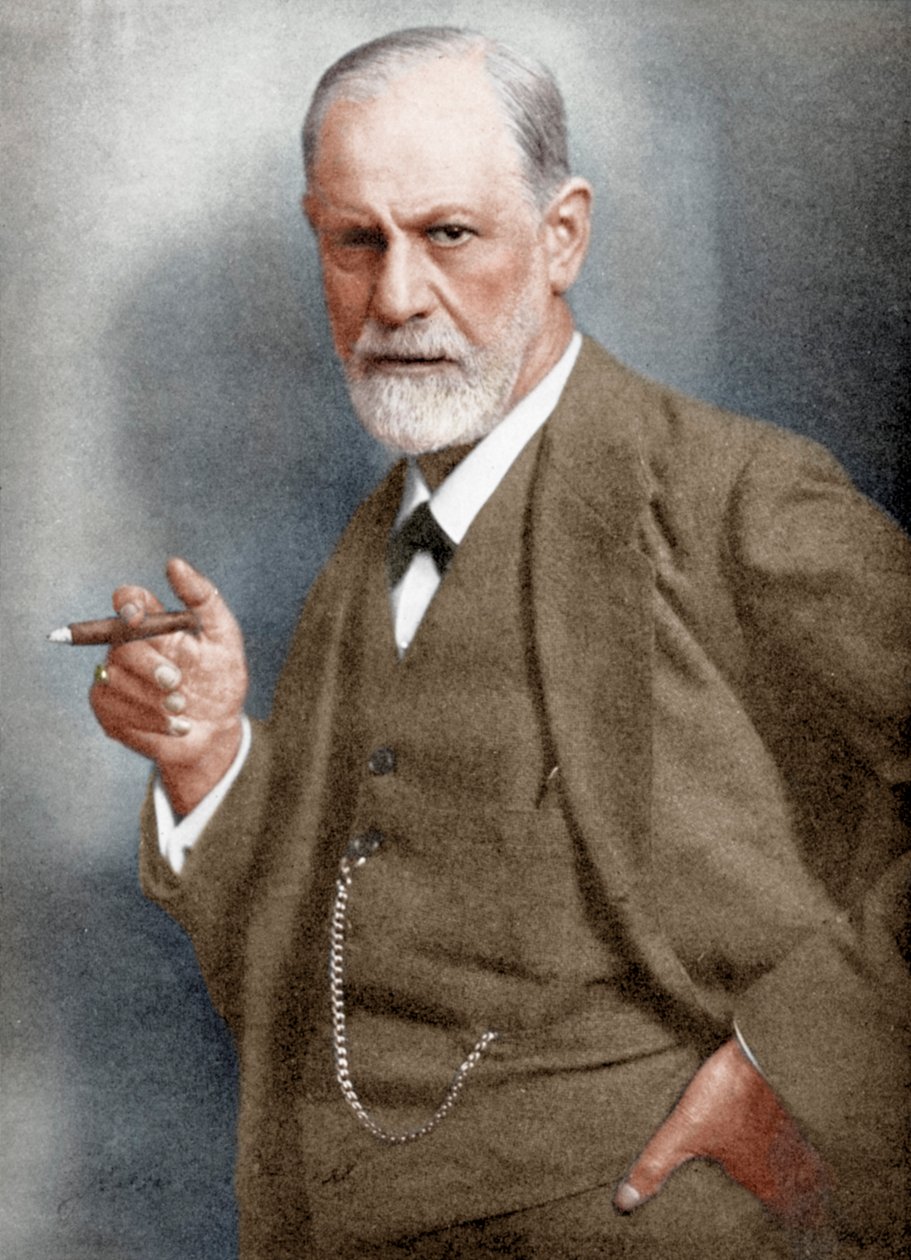 西格蒙德·弗洛伊德（Sigmund Freud）1856-1939年，奥地利神经病学家 作者 不明
