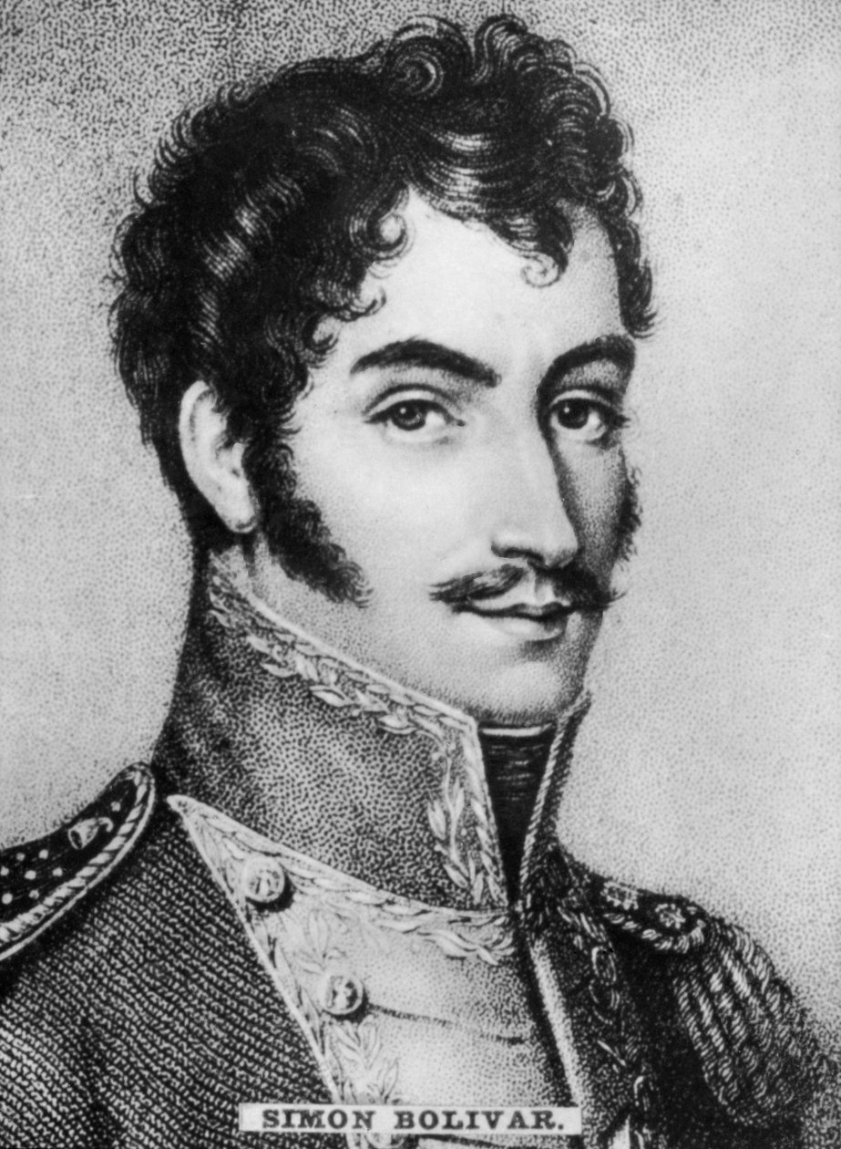 西蒙·玻利瓦尔（Simon Bolivar）1783-1830年，委内瑞拉军事和政治领导人，c1910年 作者 不明