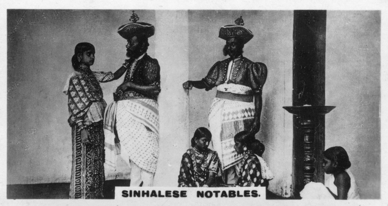 Sinhalese著名人物，锡兰，c1925 作者 不明