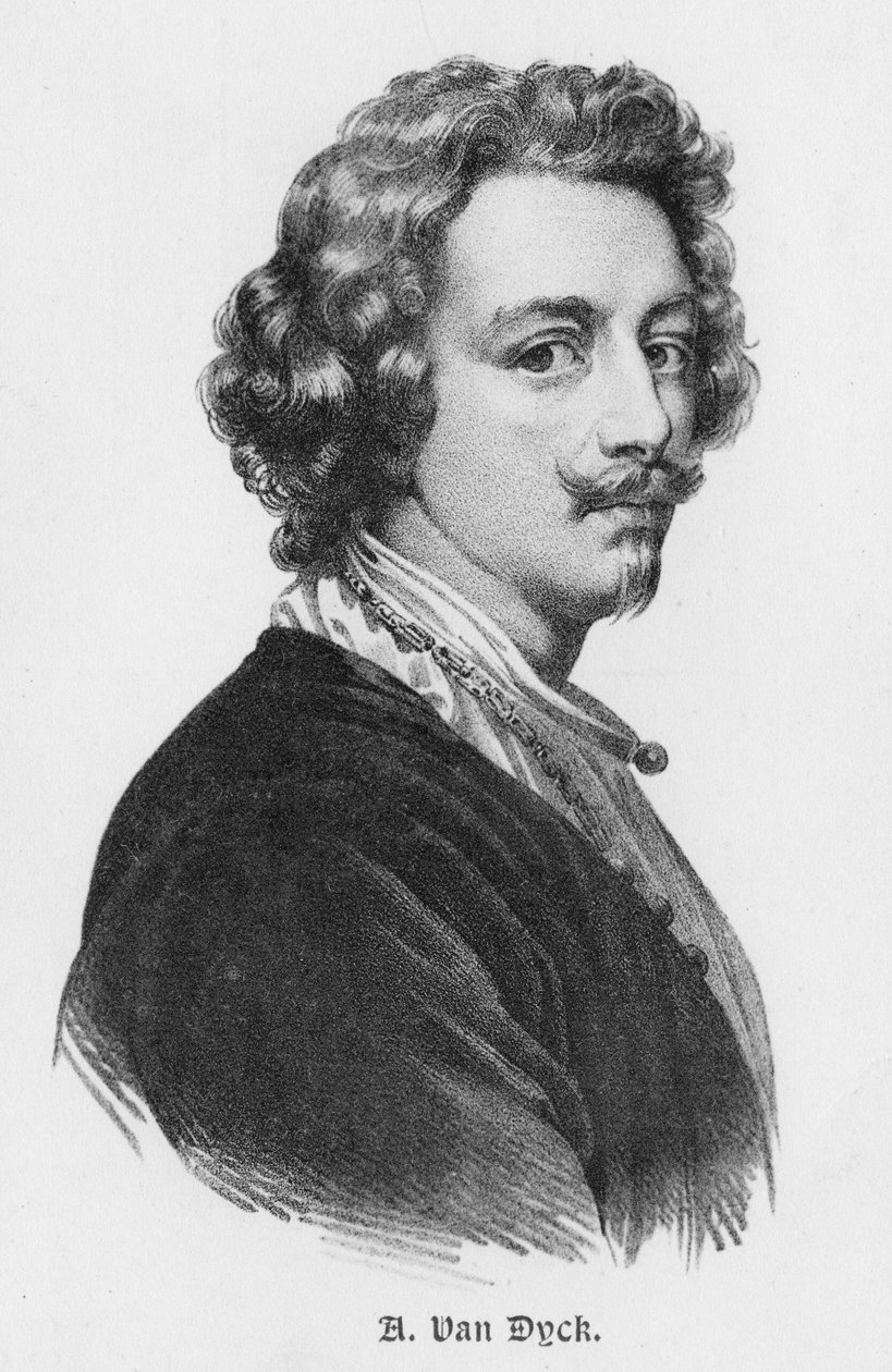 安东尼·范·戴克爵士（Sir Anthony Van Dyck）1599-1641，佛拉芒画家，二十世纪初 作者 不明