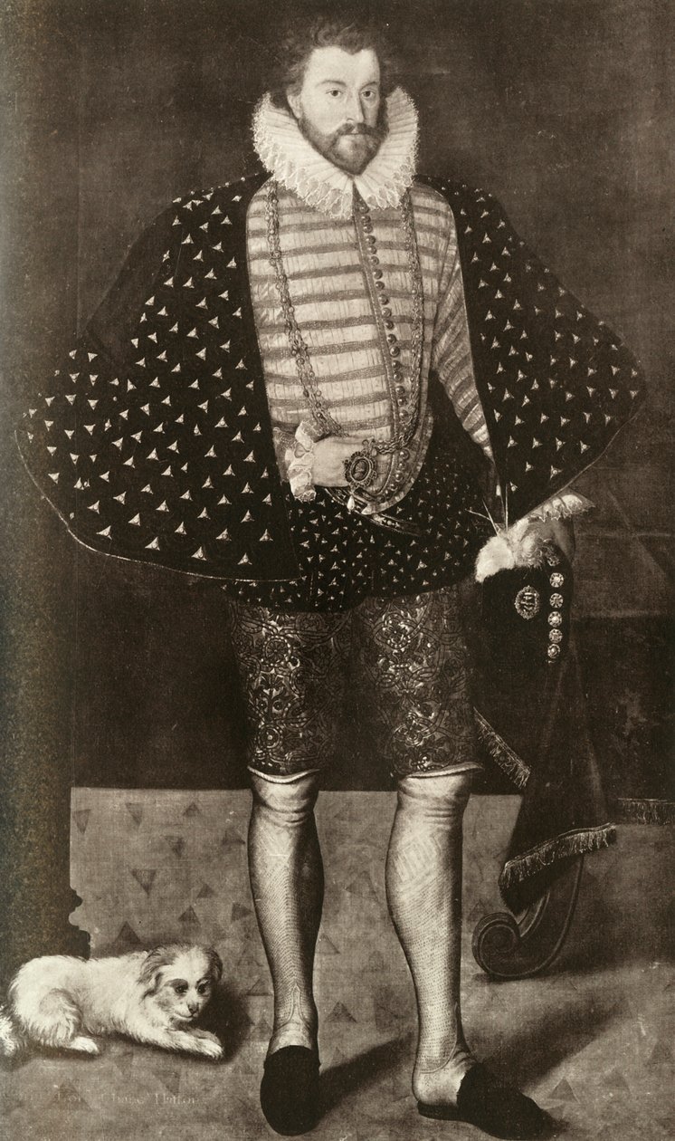 克里斯托弗·哈顿爵士，1909年 作者 不明