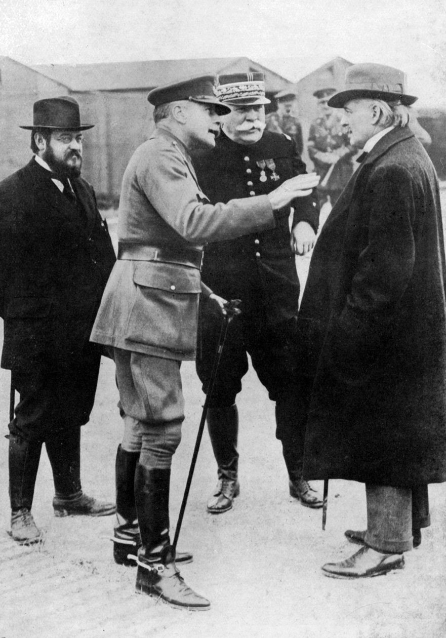 道格拉斯·黑格爵士（Douglas Haig）强调前线的观点，法国，第一次世界大战，1916-1918，c1920 作者 不明