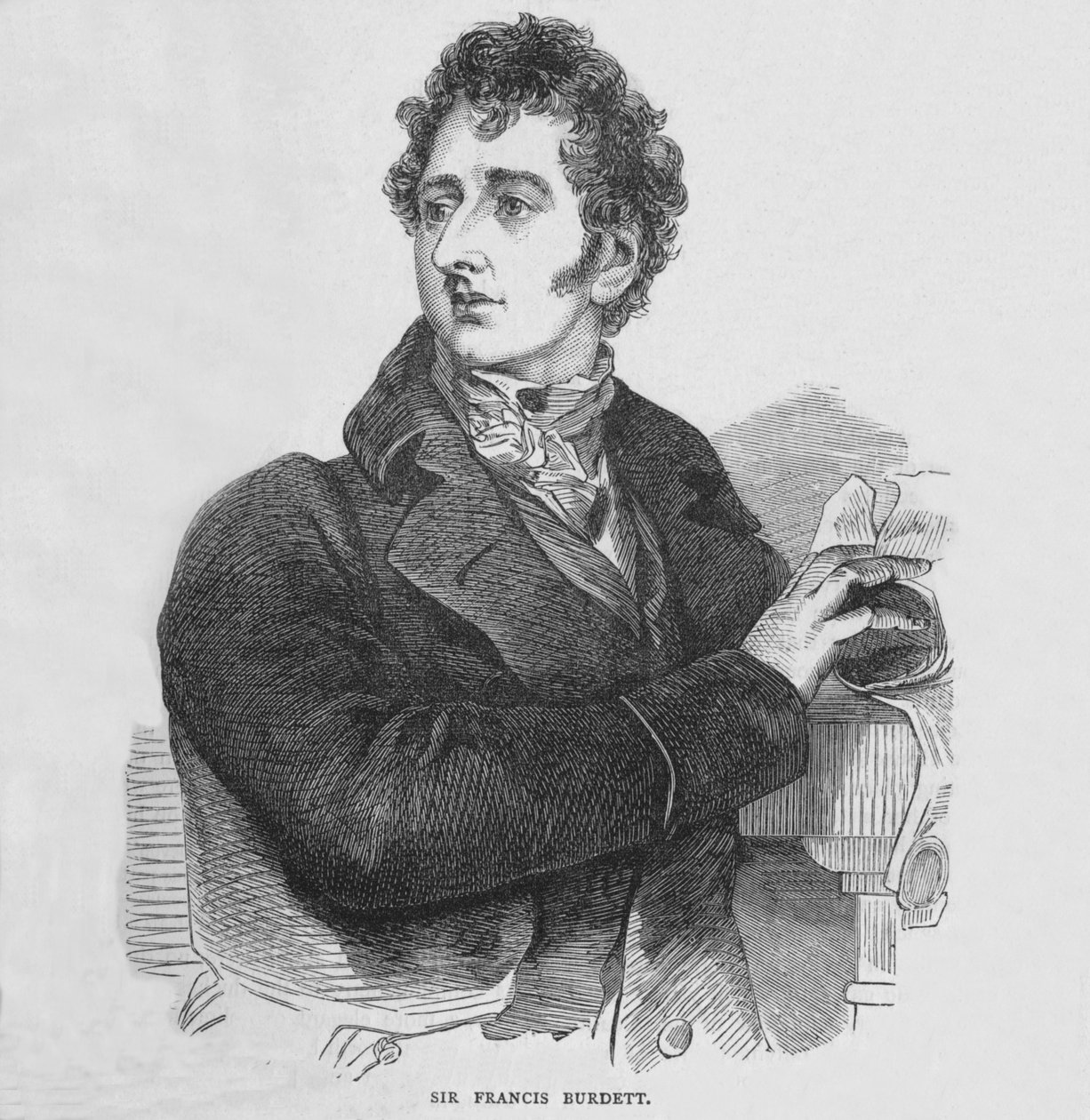 英国改良主义政客弗朗西斯·伯迪特爵士，c1810 1878年 作者 不明