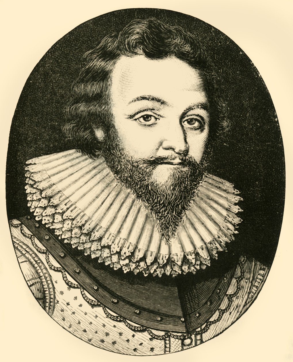 弗朗西斯·德雷克爵士（Francis Drake），c1570-1580，1890年。 作者 不明