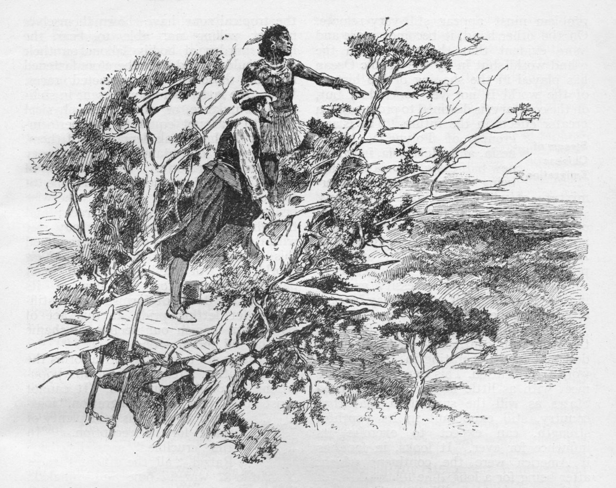 弗朗西斯·德雷克斯爵士对太平洋的一见钟情，1578年，1908年 作者 不明