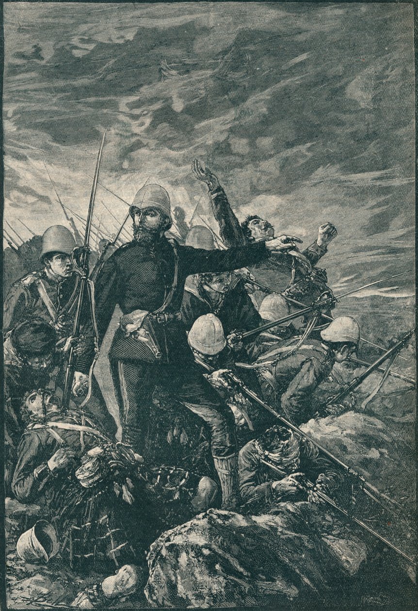 1906年在马朱巴山（Majuba Hill）的乔治·科利爵士（Sir George Colley） 作者 不明