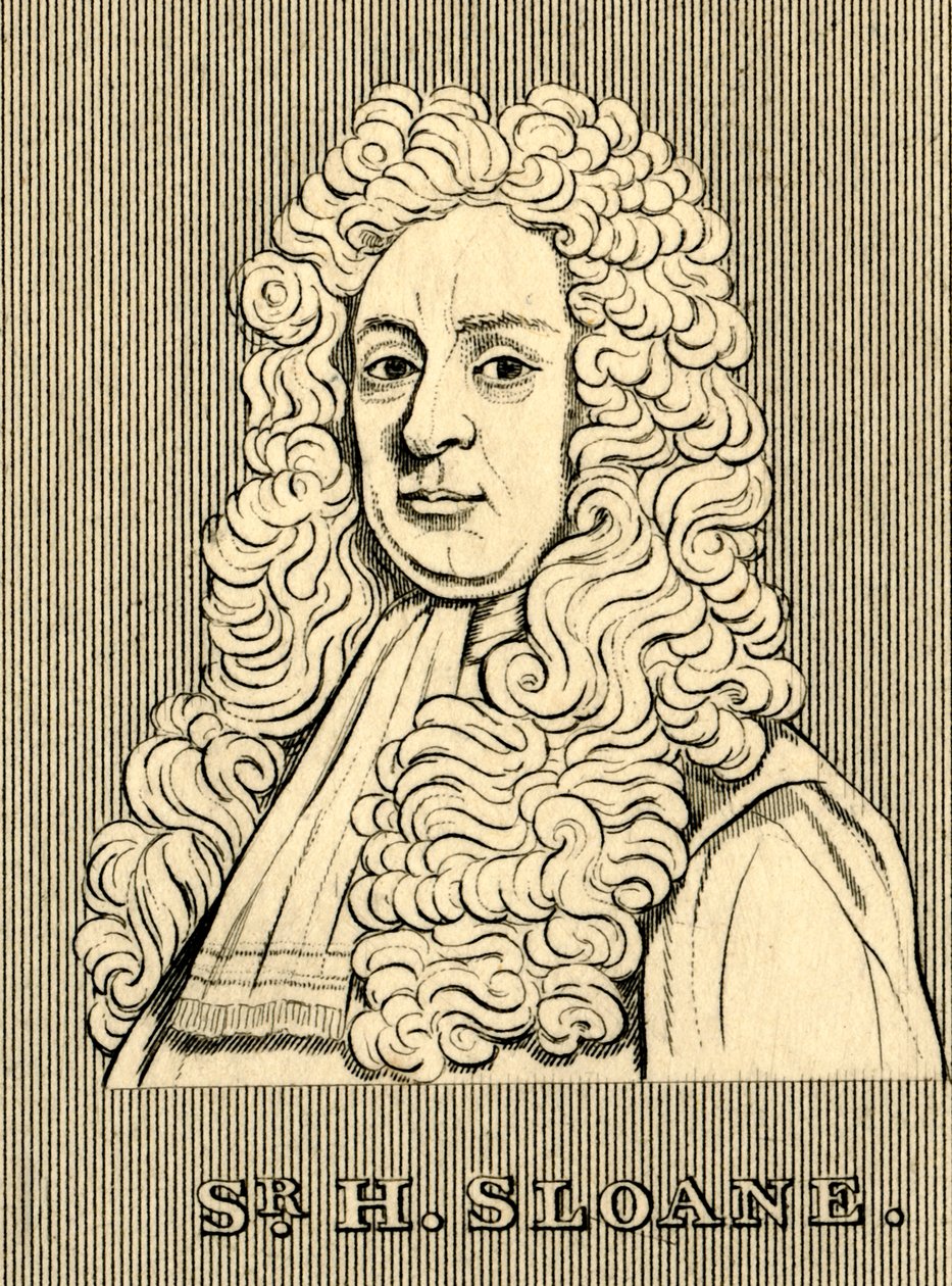 斯隆爵士（H. Sloane），1660-1753年，1830年。 作者 不明