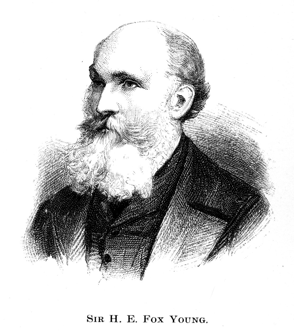 亨利·爱德华·福克斯·杨爵士，1886年 作者 不明