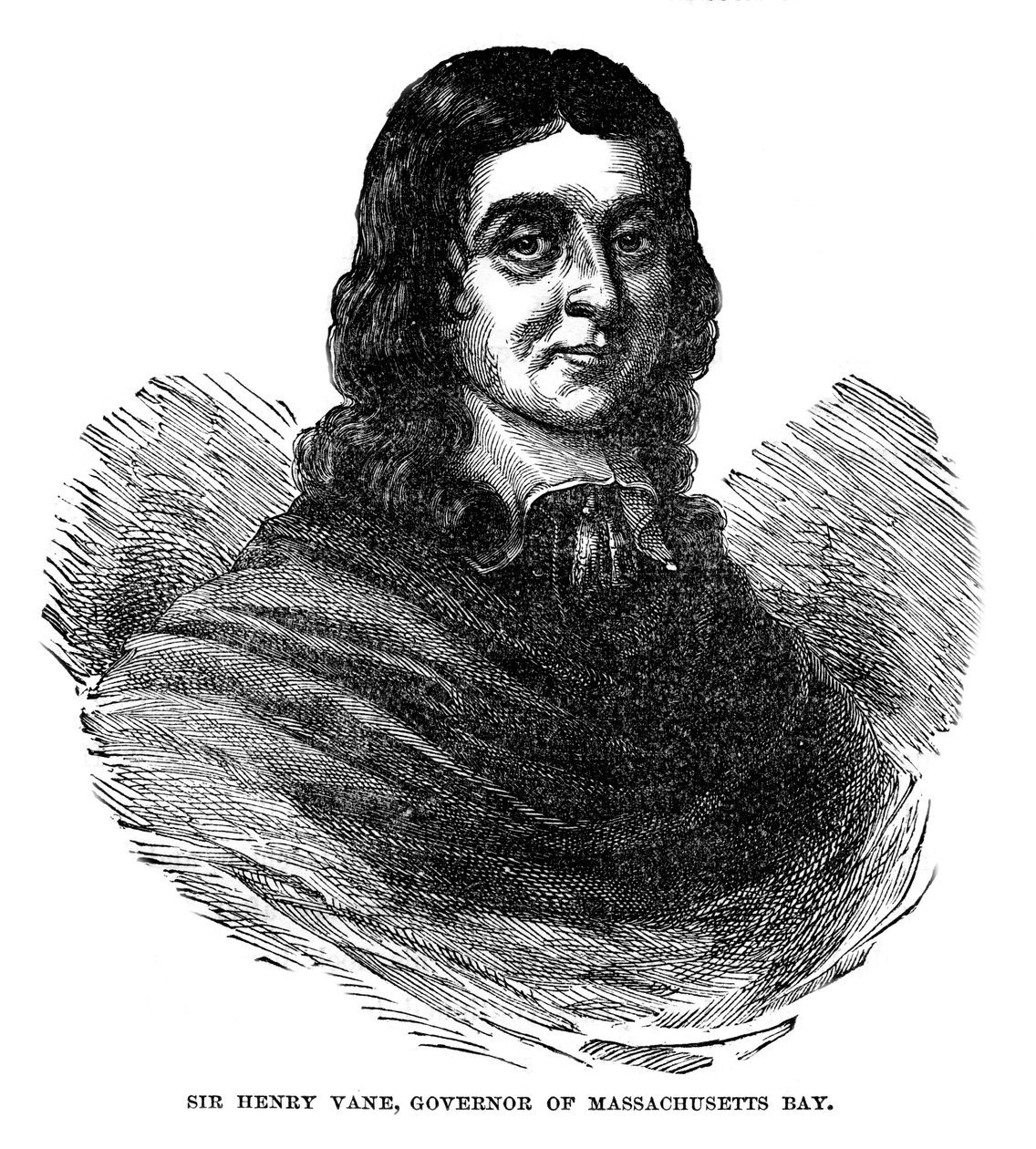 马萨诸塞州州长Henry Vane爵士，1872年 作者 不明