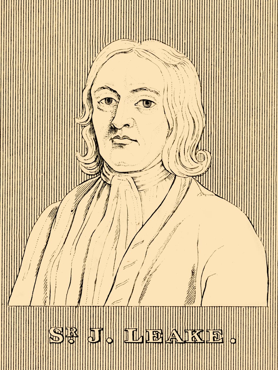 莱克爵士（J. Leake），1656-1720年，1830年。 作者 不明