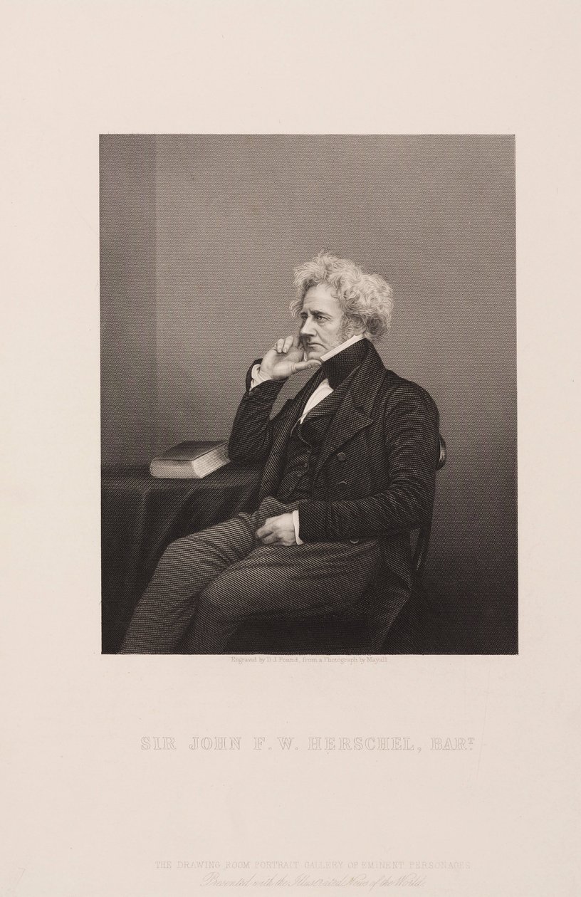 Sir John Herschel, English astronomer and scientist, c 1860 作者 不明