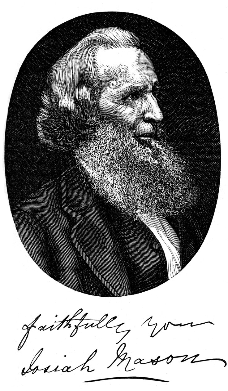 英国笔制造商Josiah Mason爵士，c1880 作者 不明