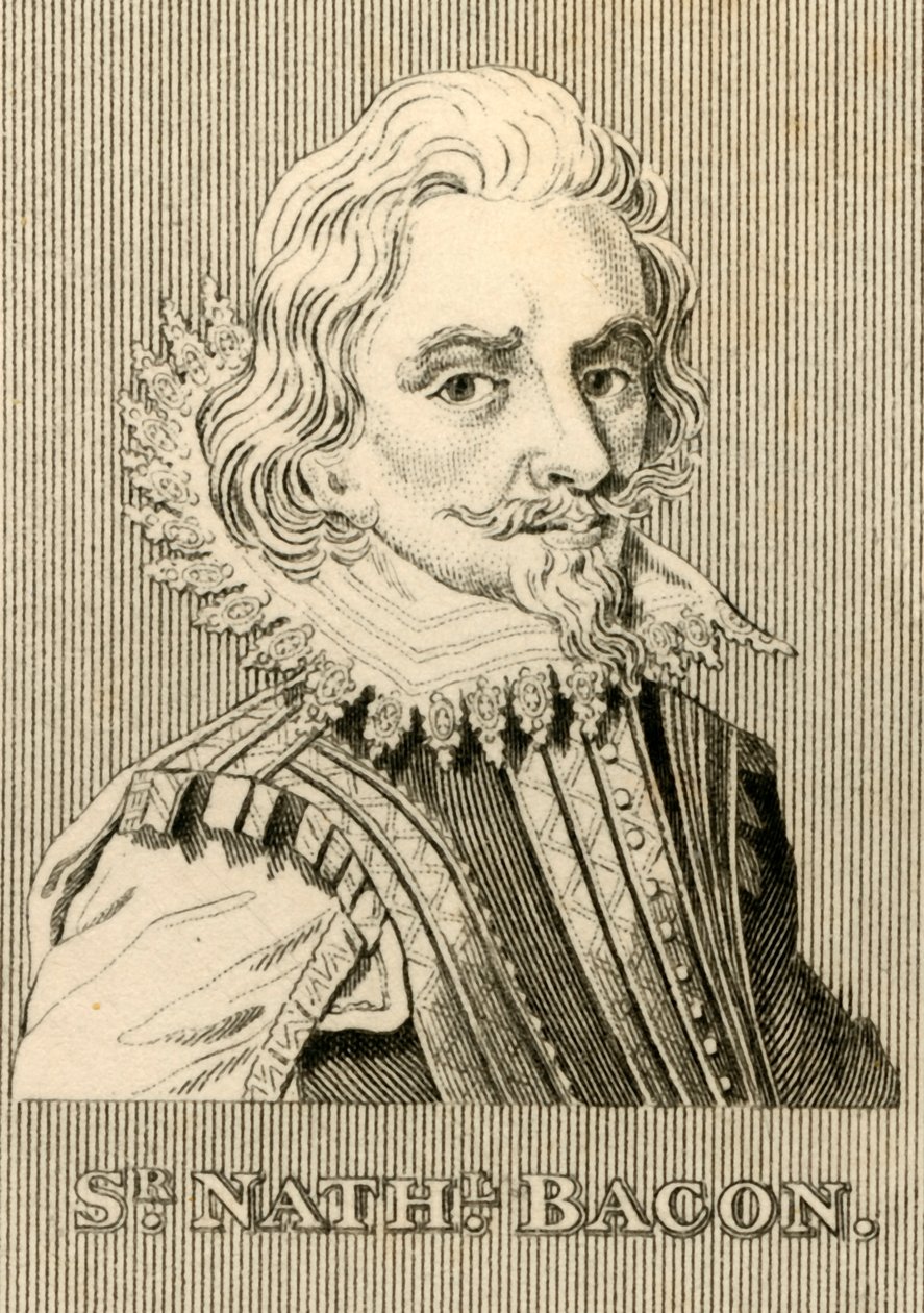 纳撒尼尔·培根爵士（Nathaniel Bacon），1647-1676年，1830年。 作者 不明