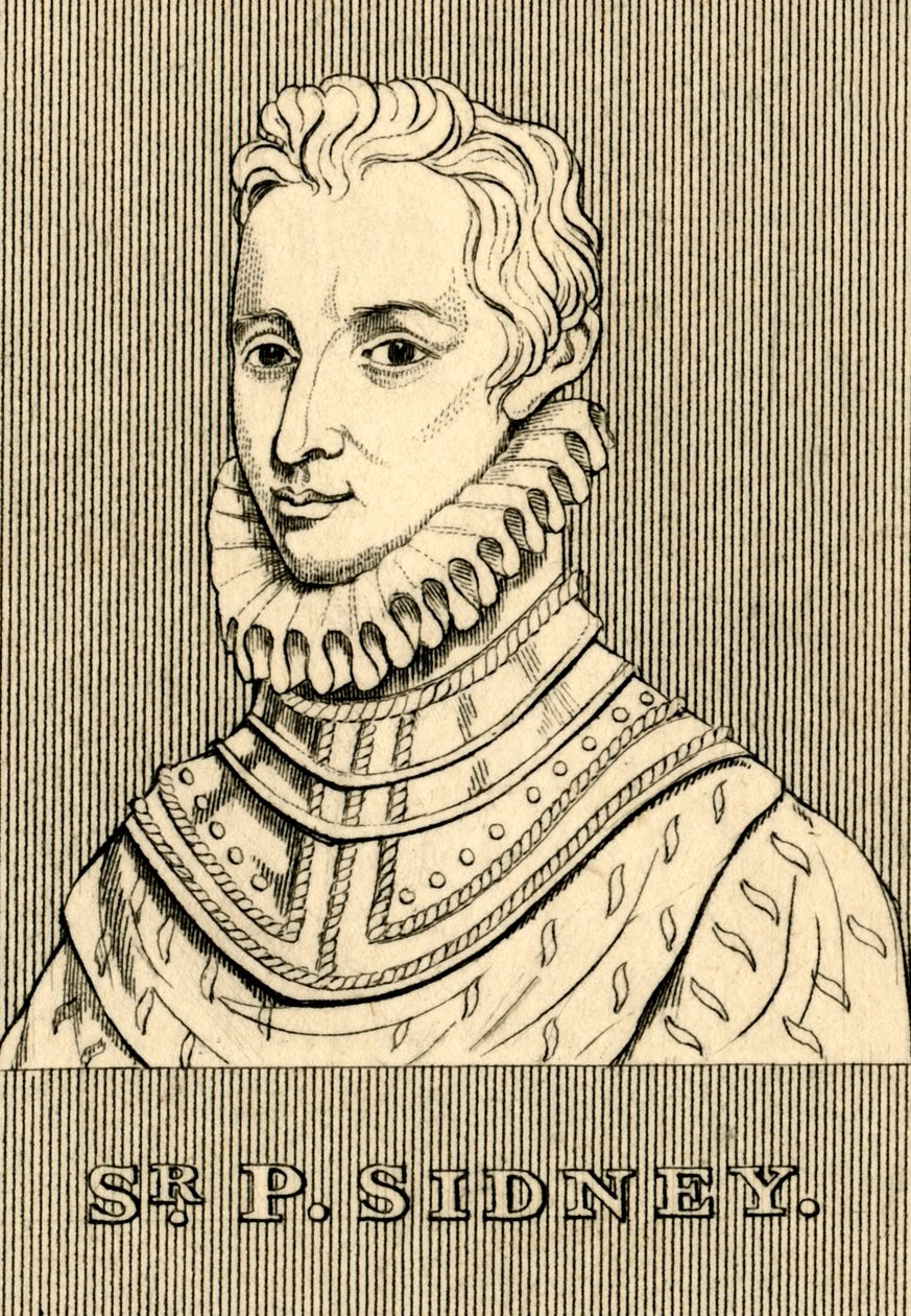 西德尼爵士（Sir P. Sidney），1554-1586年，1830年。 作者 不明