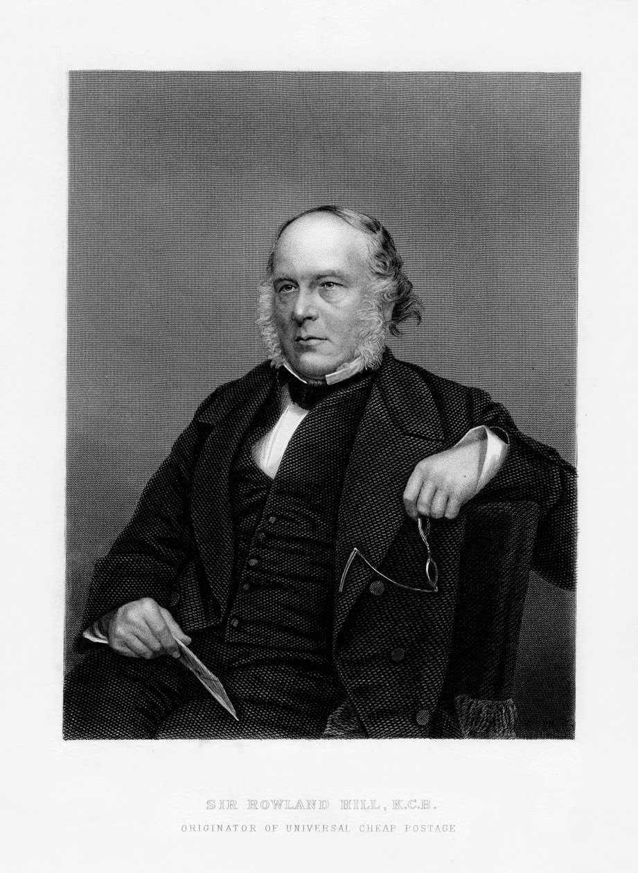罗兰·希尔爵士（Sir Rowland Hill），英国老师，小册子作者和便士邮资的创作者，十九世纪 作者 不明