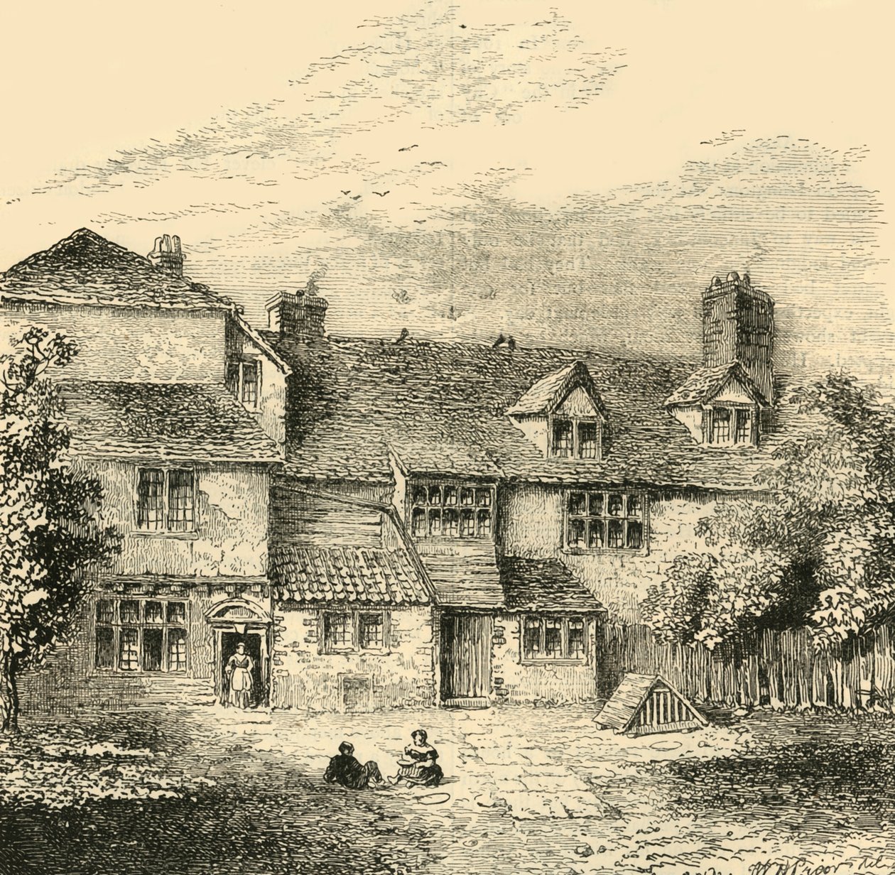 沃尔特·罗利斯爵士（Walter Raleighs House），约1872年。 作者 不明