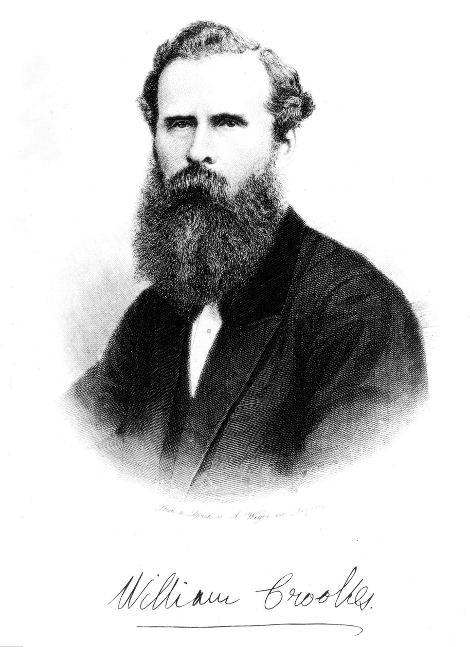 威廉-克鲁克斯爵士，英国化学家和物理学家，约1875年 作者 不明