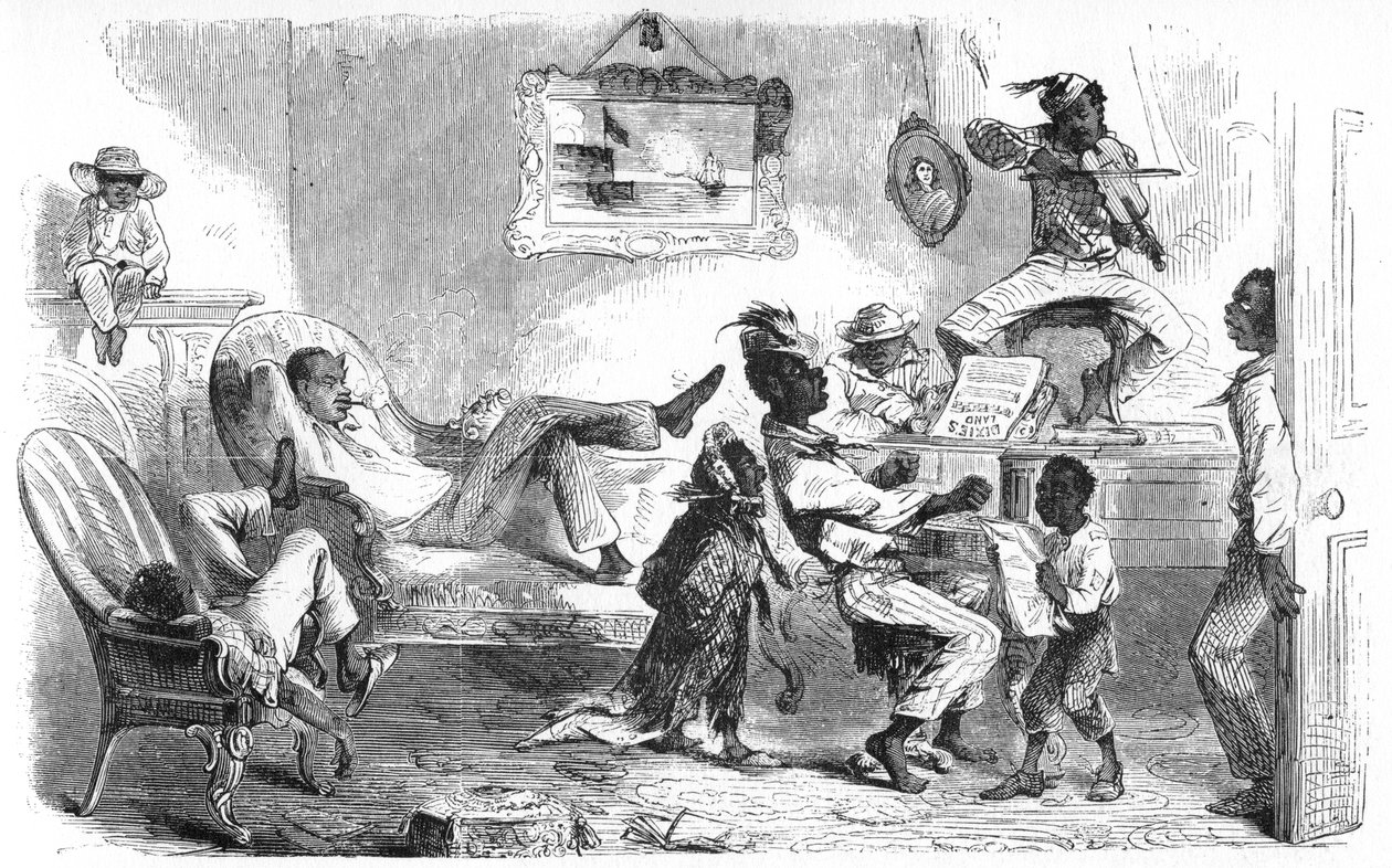 庆祝解放的奴隶，c1860年代 作者 不明