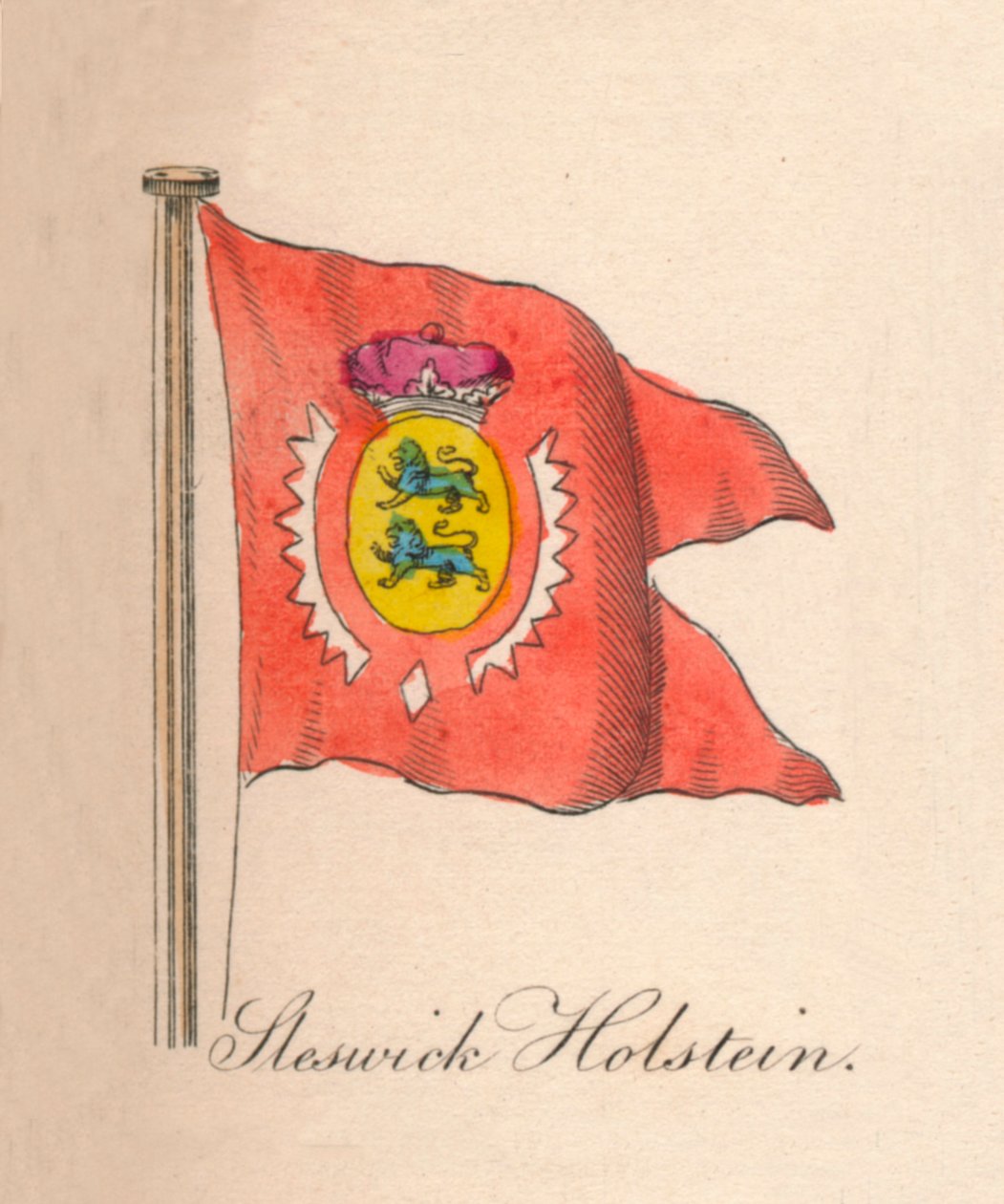 莱斯里克·霍尔斯坦（Sleswick Holstein），1838年 作者 不明