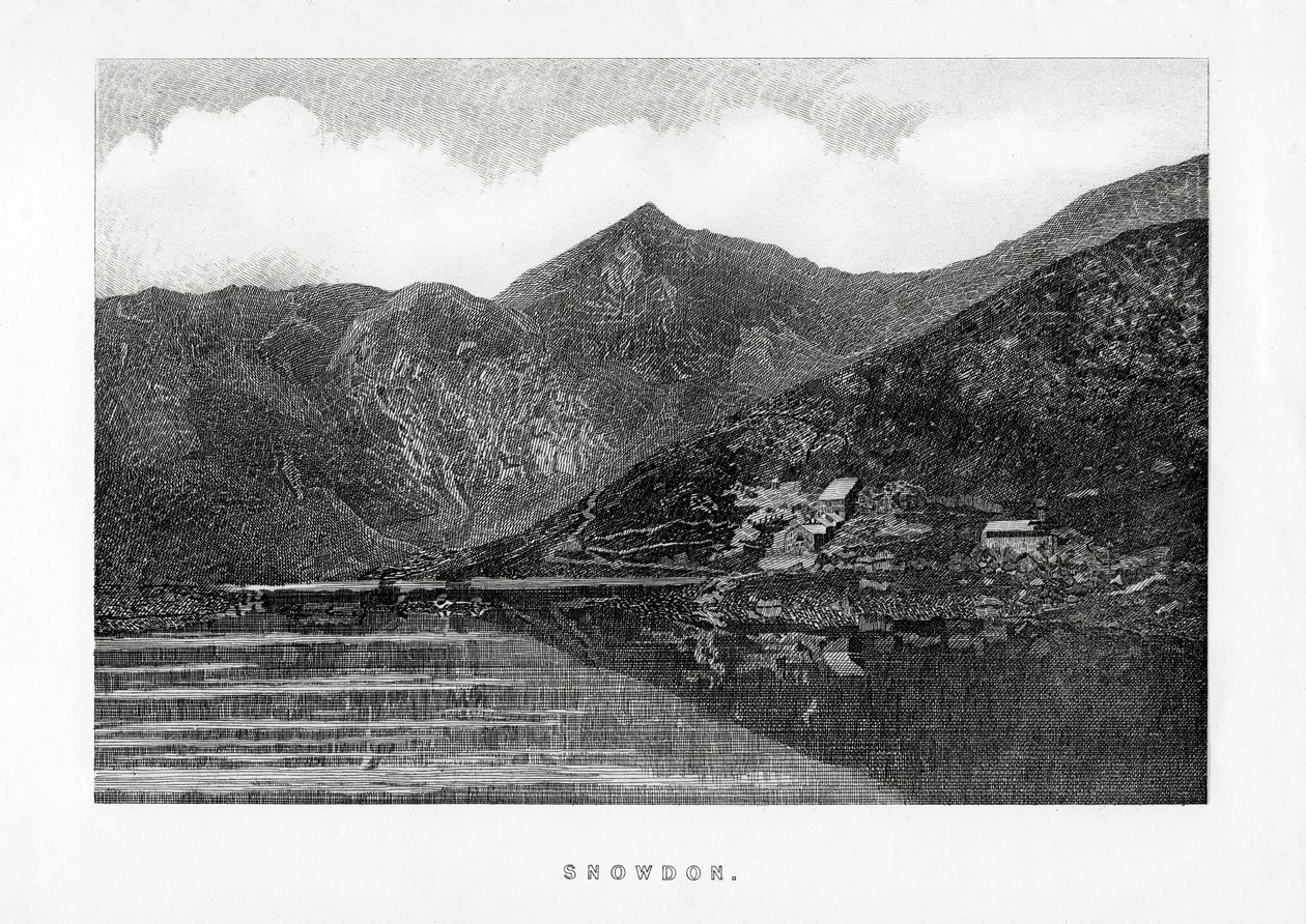 威尔士斯诺登，1896年 作者 不明