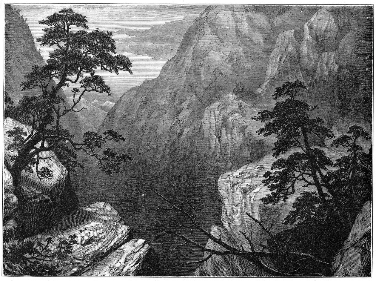 1877年，美国落基山脉，马德雷山脉的雪域 作者 不明