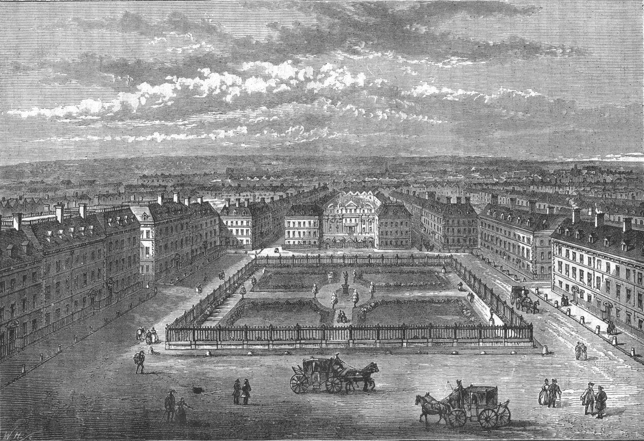 苏豪广场（Soho Square），c1700 1897 作者 不明