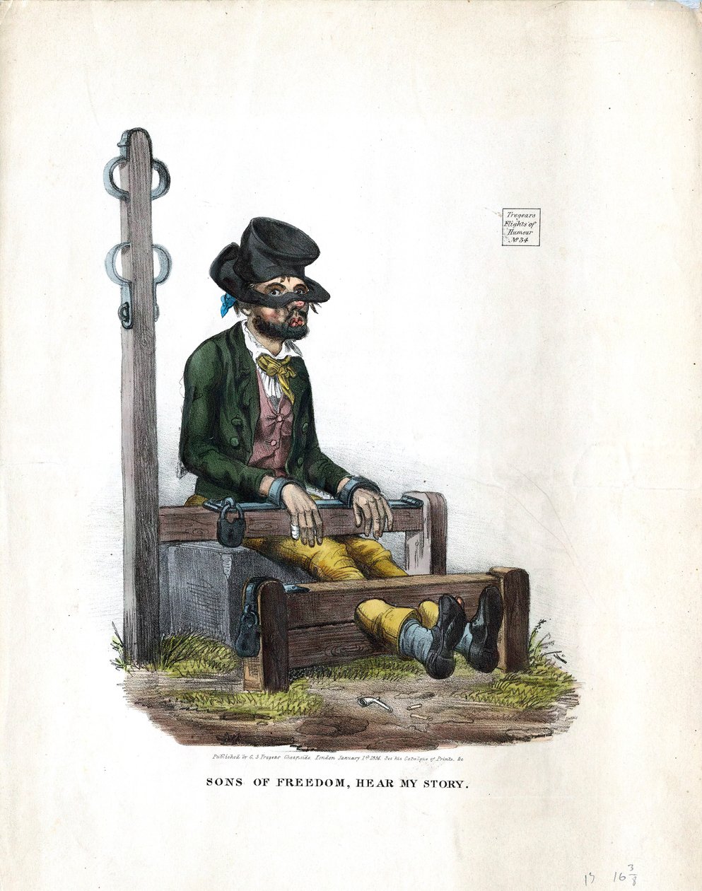 自由之子，听我的故事，1834年 作者 不明