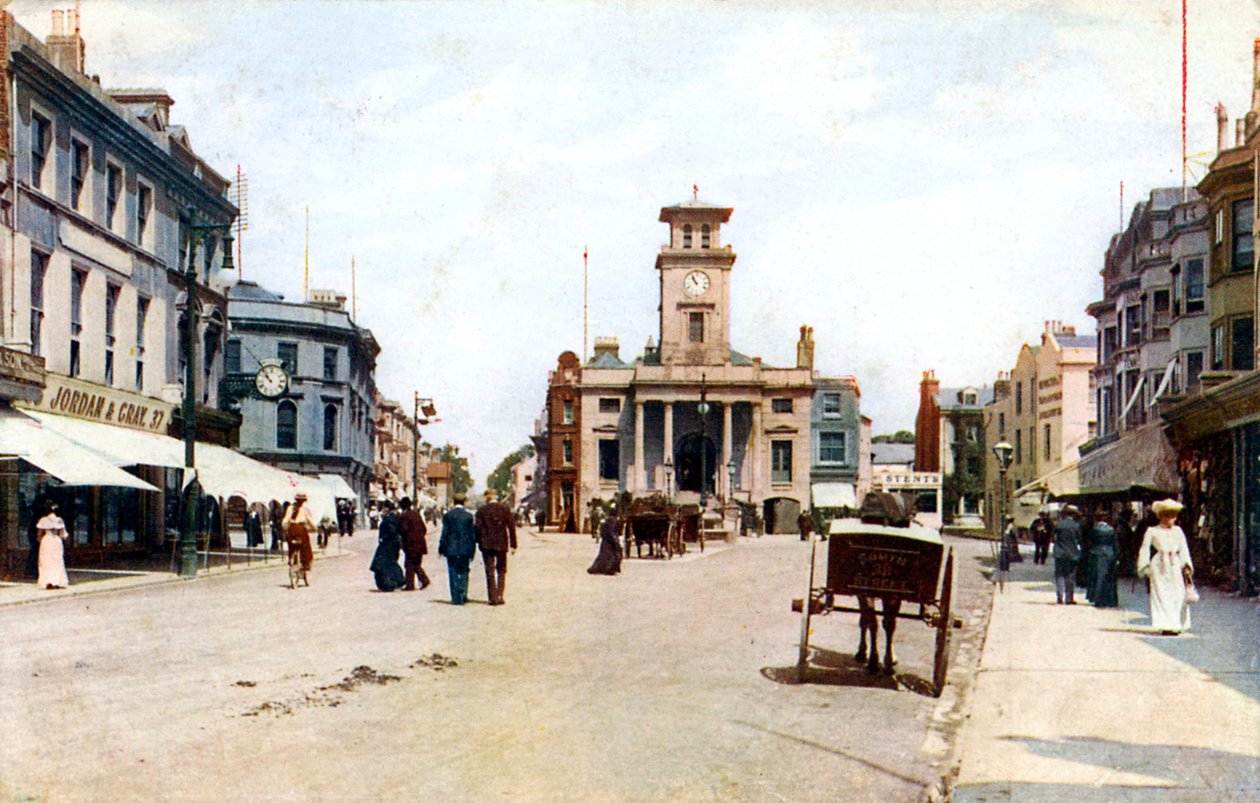 西萨塞克斯郡沃辛市南大街，c1900s-1920s 作者 不明