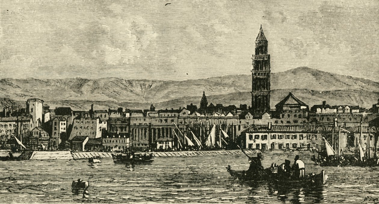 Spalatro，来自海港，1890年。 作者 不明