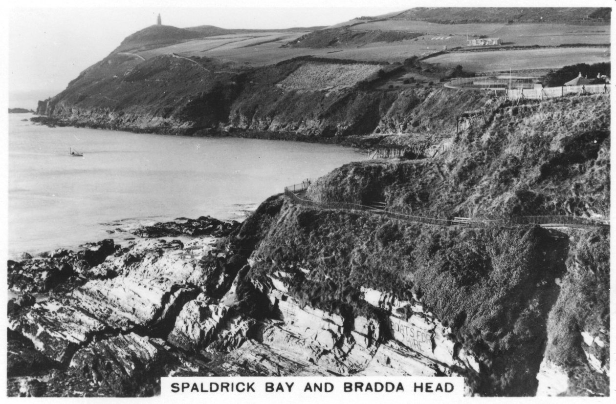 Spaldrick Bay and Bradda Head，马恩岛，1937年 作者 不明