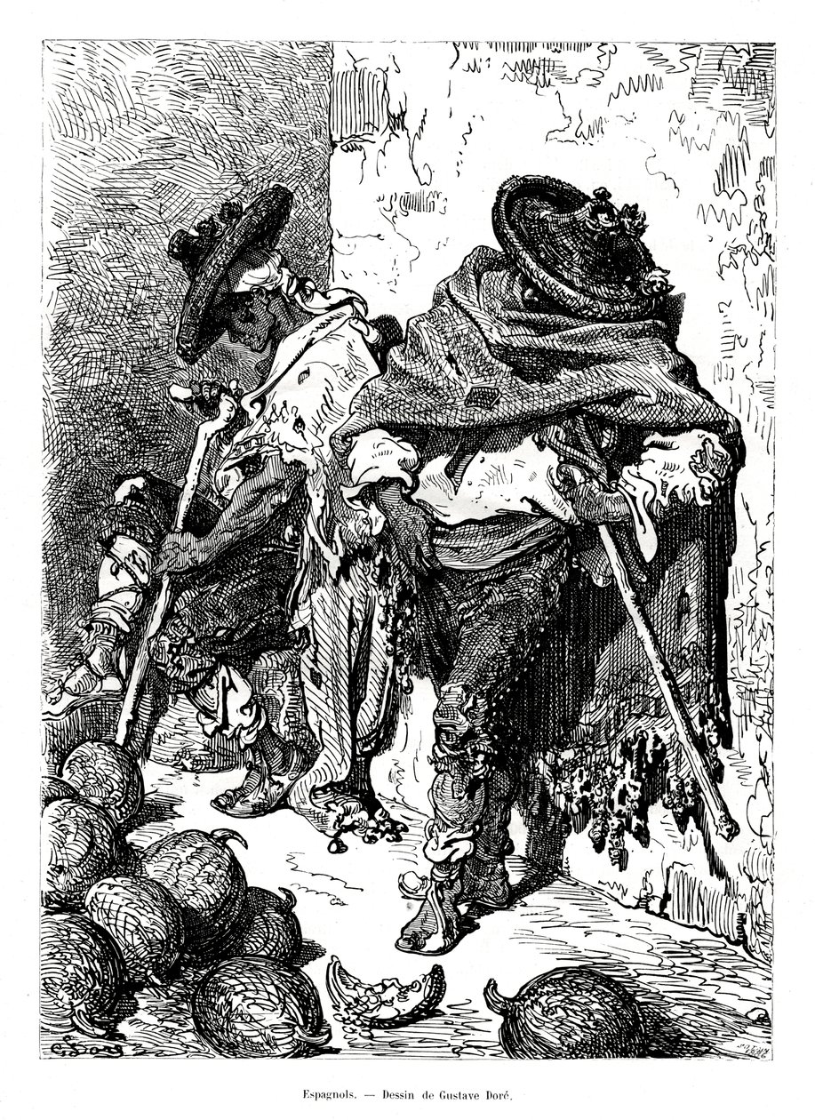 西班牙人，1886年 作者 不明