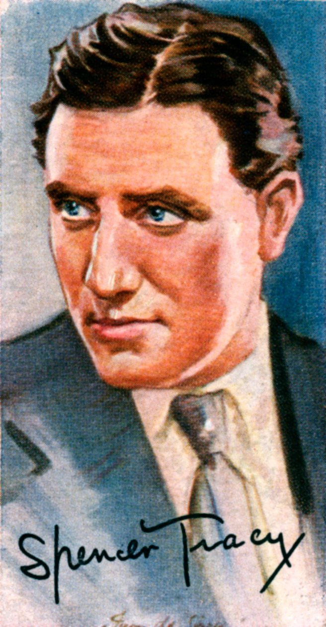 斯潘塞·特雷西（Spencer Tracy），1900-1967年，曾两次获得奥斯卡奖，二十世纪美国电影演员 作者 不明