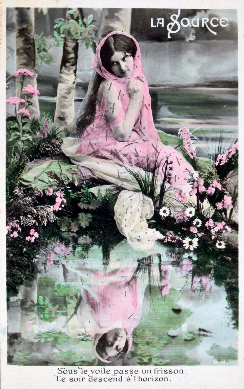 春天，法国复古明信片，c1900 作者 不明