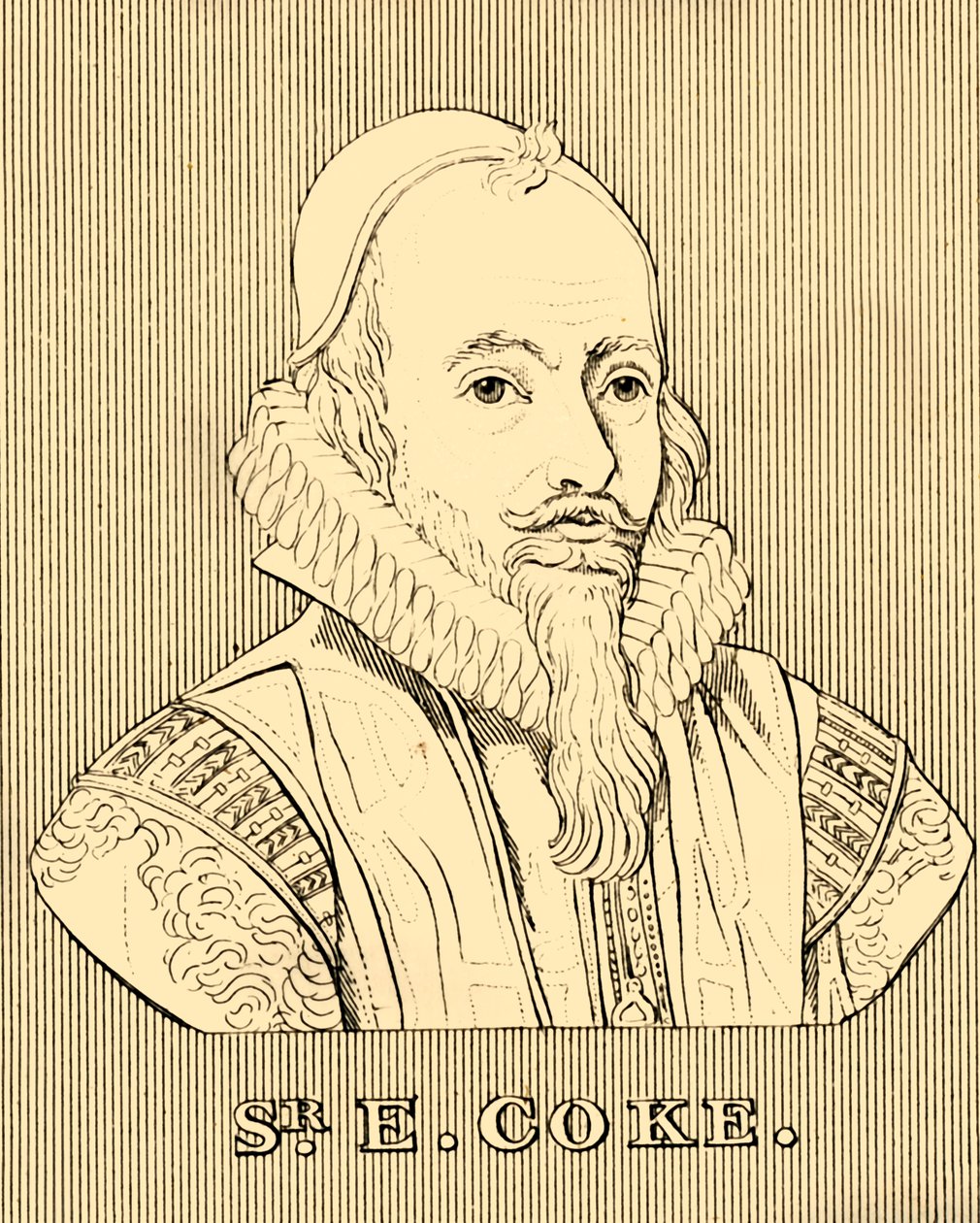 S.E. Coke，1552-1634，1830年。 作者 不明