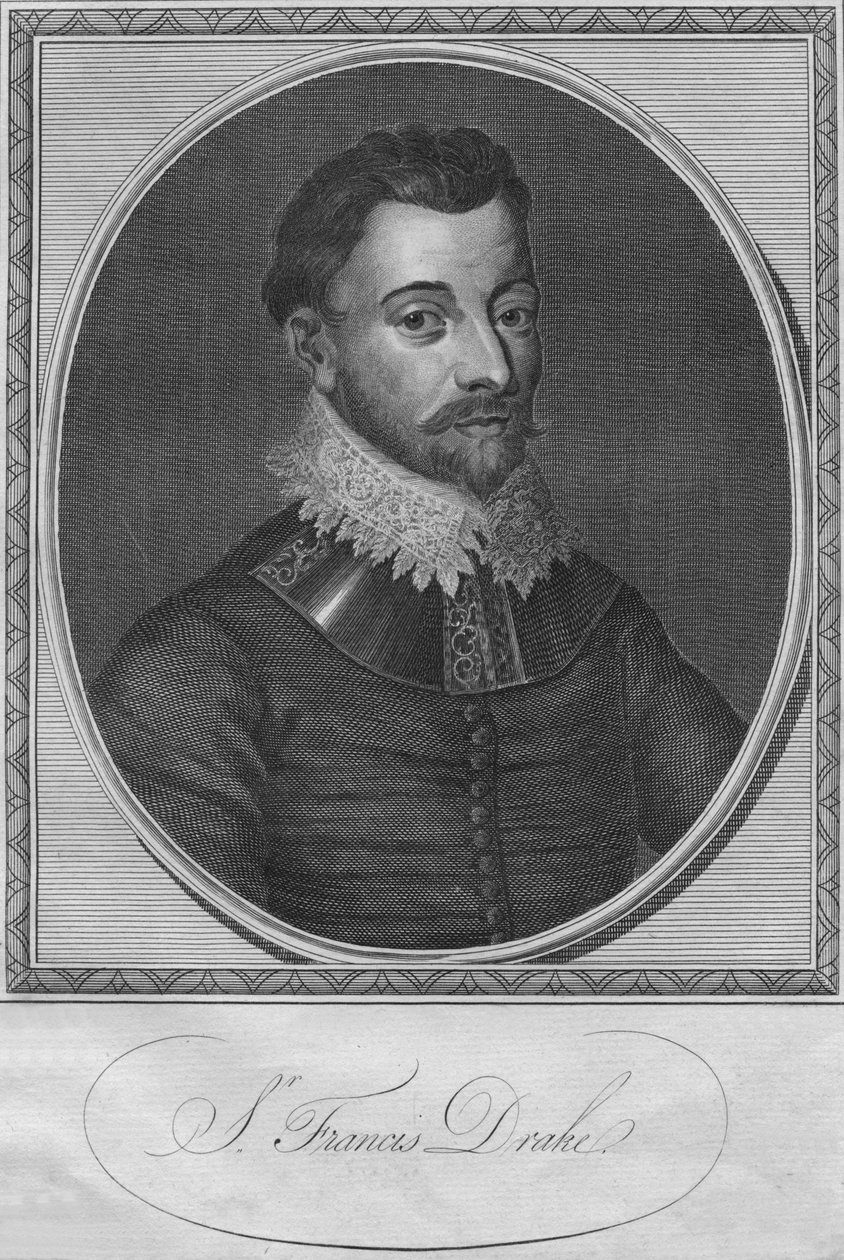 弗朗西斯·德雷克（Sr. Francis Drake），1786年。 作者 不明