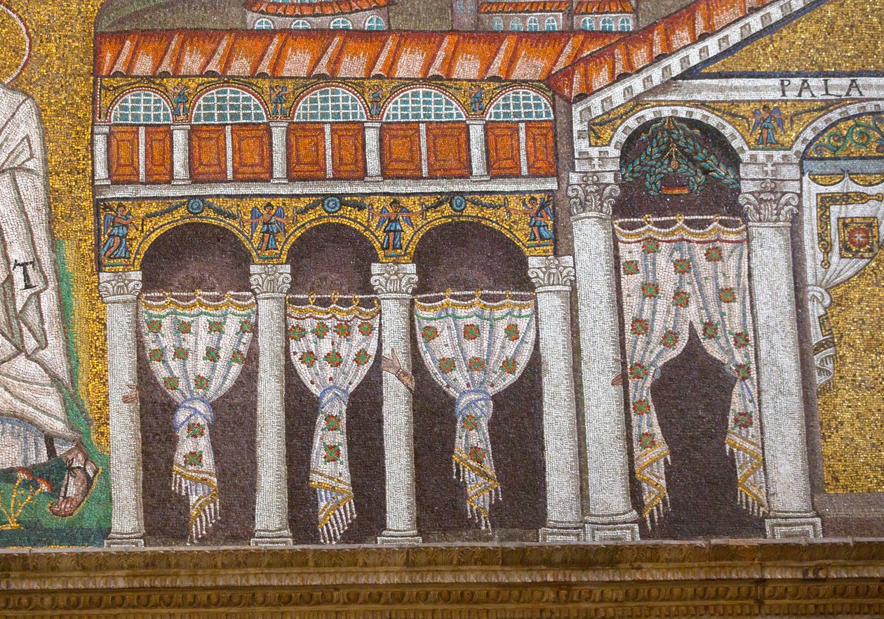 St. Apollinare nuovo church, mosaic, Ravenna, Italt (photo) 作者 不明