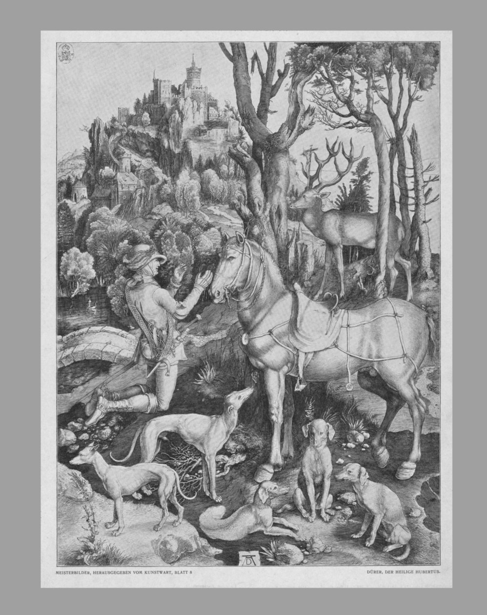 St Eustace，c1501，19世纪。 作者 不明