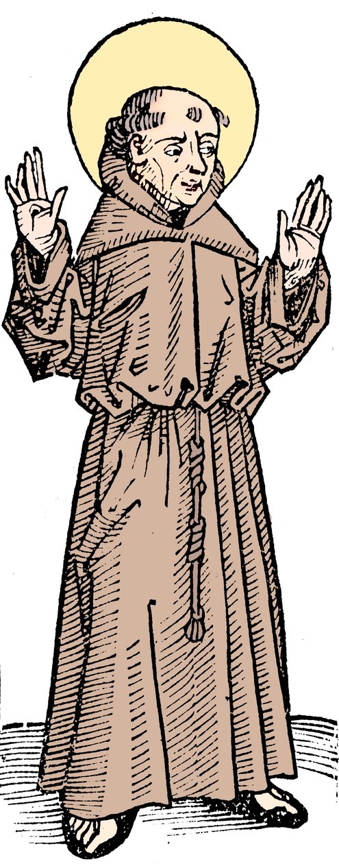 阿西西圣弗朗西斯（St Francis of Assisi），意大利神父，圣方济各会的创始人，1493年 作者 不明