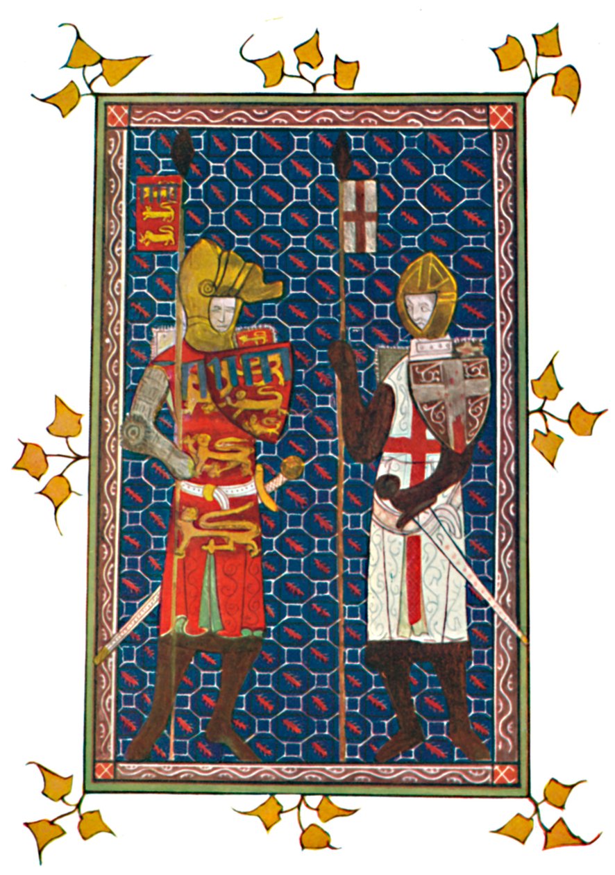 兰开斯特的圣乔治和Plantagenet伯爵，c1295，1903年 作者 不明